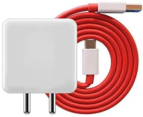 Quick Charge 85W Wall Charger for Mobile with Detachable Cable  (White, Red, Cable Included) - Image 3