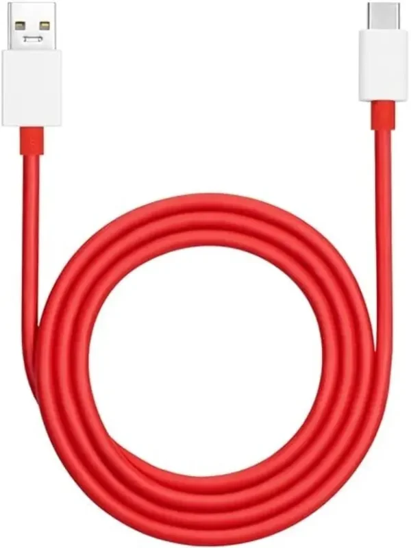 Quick Charge 85W Wall Charger for Mobile with Detachable Cable  (White, Red, Cable Included) - Image 4